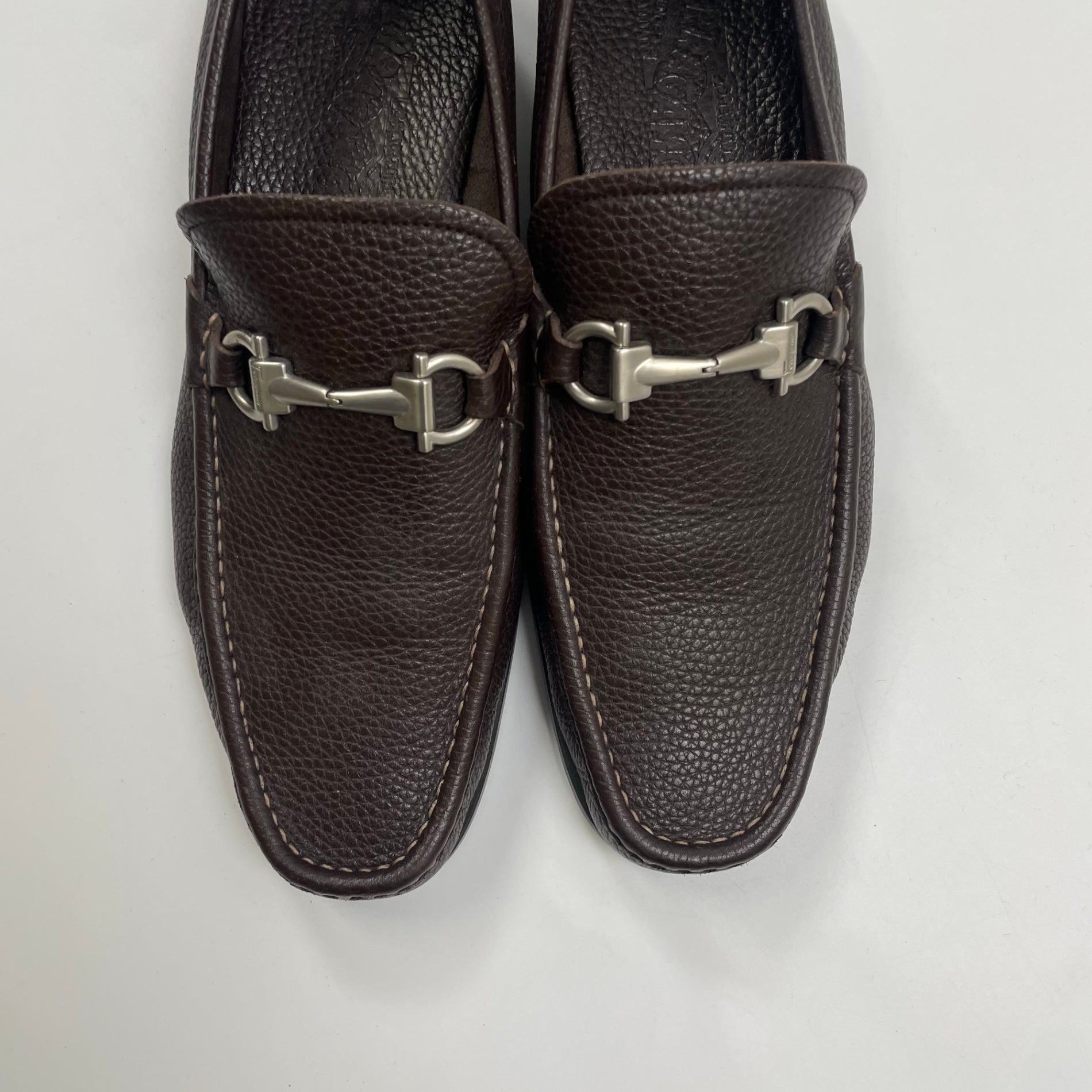 Salvatore Ferragamo サルバトーレ フェラガモ / ガンチーニビットローファー ブラウン 参考定価：70,000程度 SIZE:8 1/2