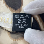 VALENTINO / シルクレオパードストール 参考定価：55,000程度