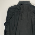 COMME des GARCONS SHIRT コムデギャルソン シャツ / デザインポインテッドカラーシャツ ブラック SIZE：S