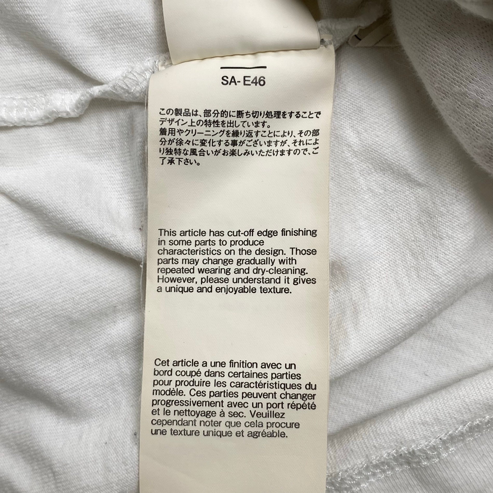 sacai × Eric Haze サカイ エリック・ヘイズ / ONEKINDWORD L/S T-shirt コラボ 長袖 Tシャツ 参考定価：19,000+tax SIZE：3