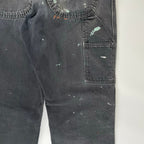 Dickies ディッキーズ / 90s ブラックフェード ダック地ペインターパンツ SIZE:83cm
