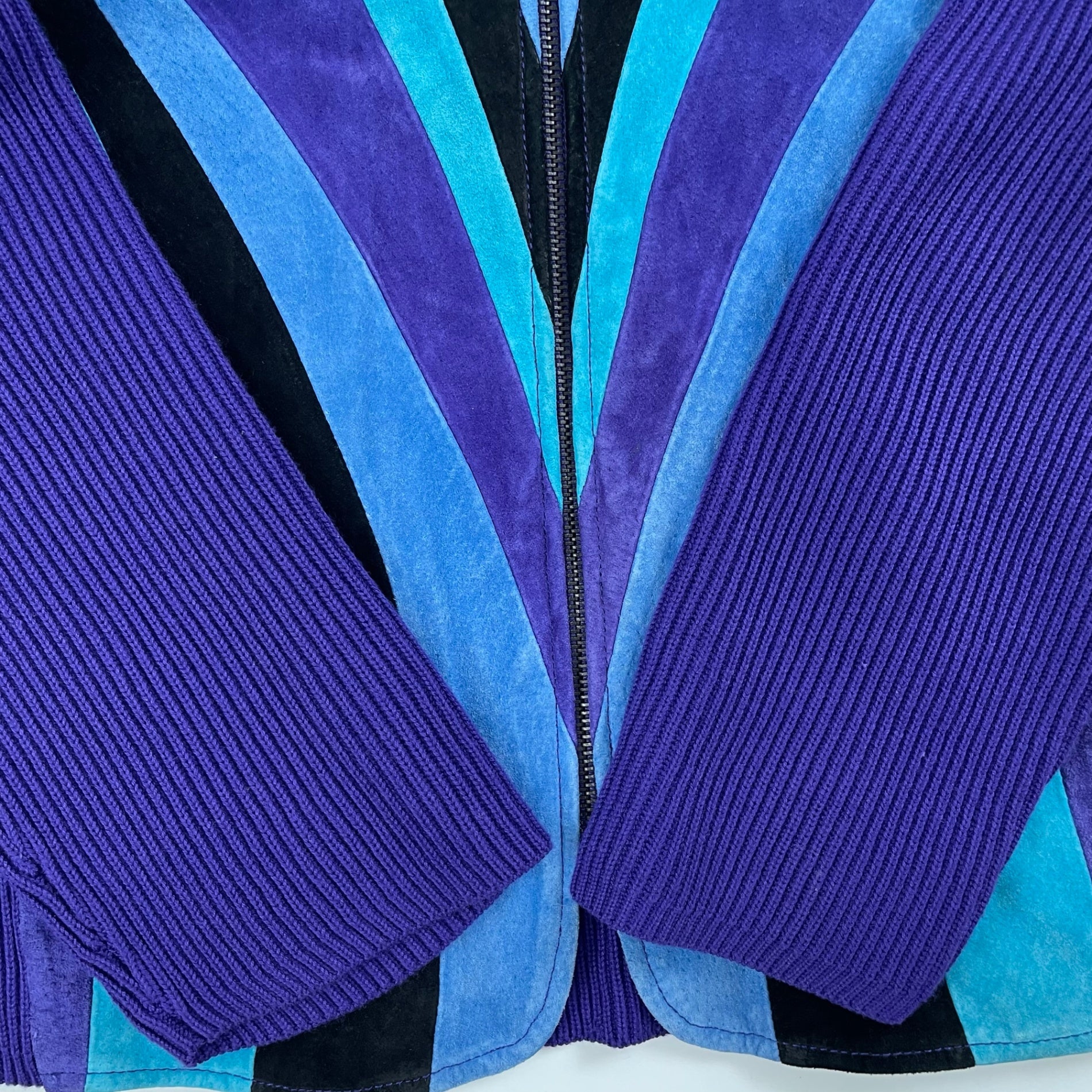 VINTAGE / 〈Bob Mackie〉スウェード×ニットジャケット