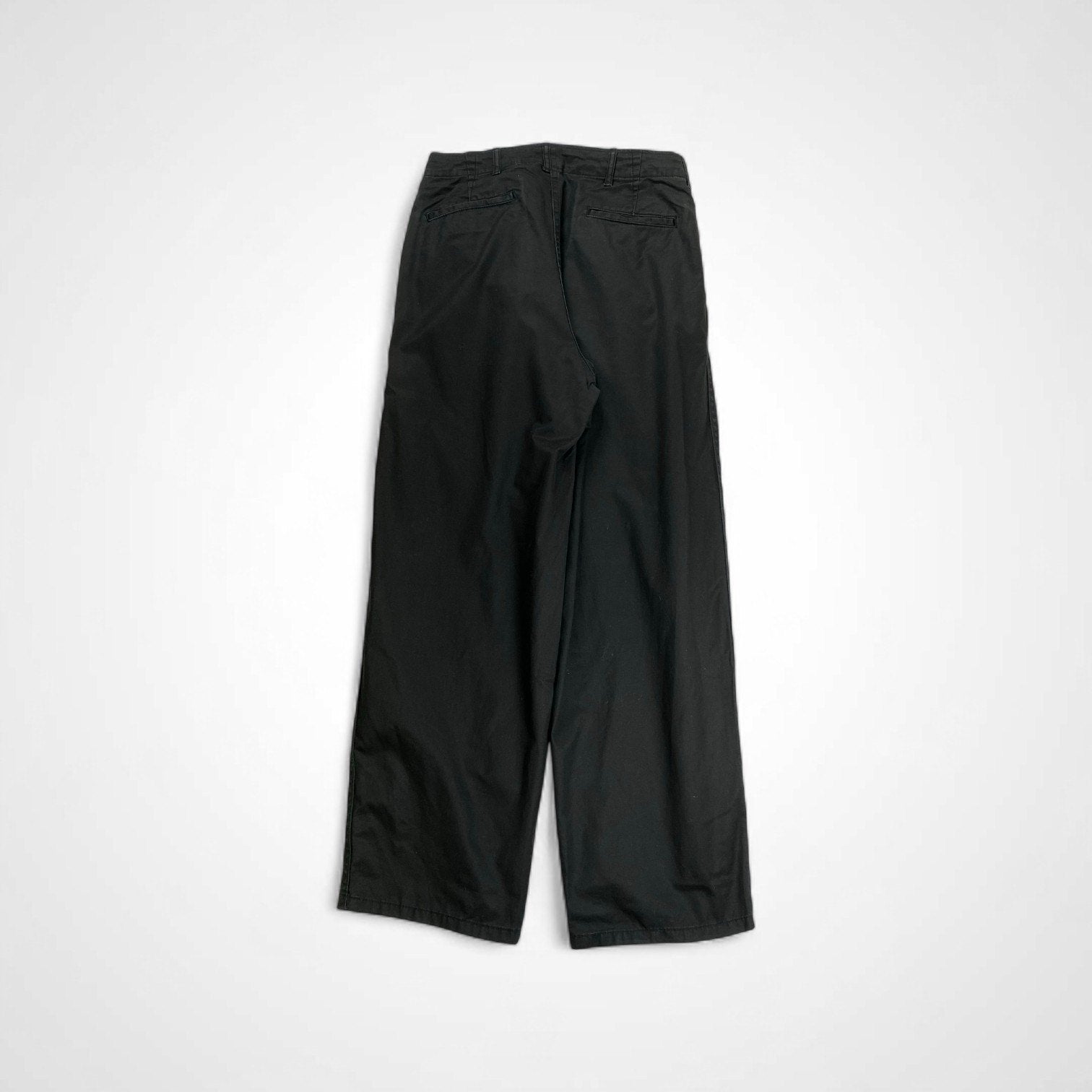 Edition エディション / MERCERIZE COTTON ミリタリーチノ ギャバジン ブラック 参考定価：16,000+tax