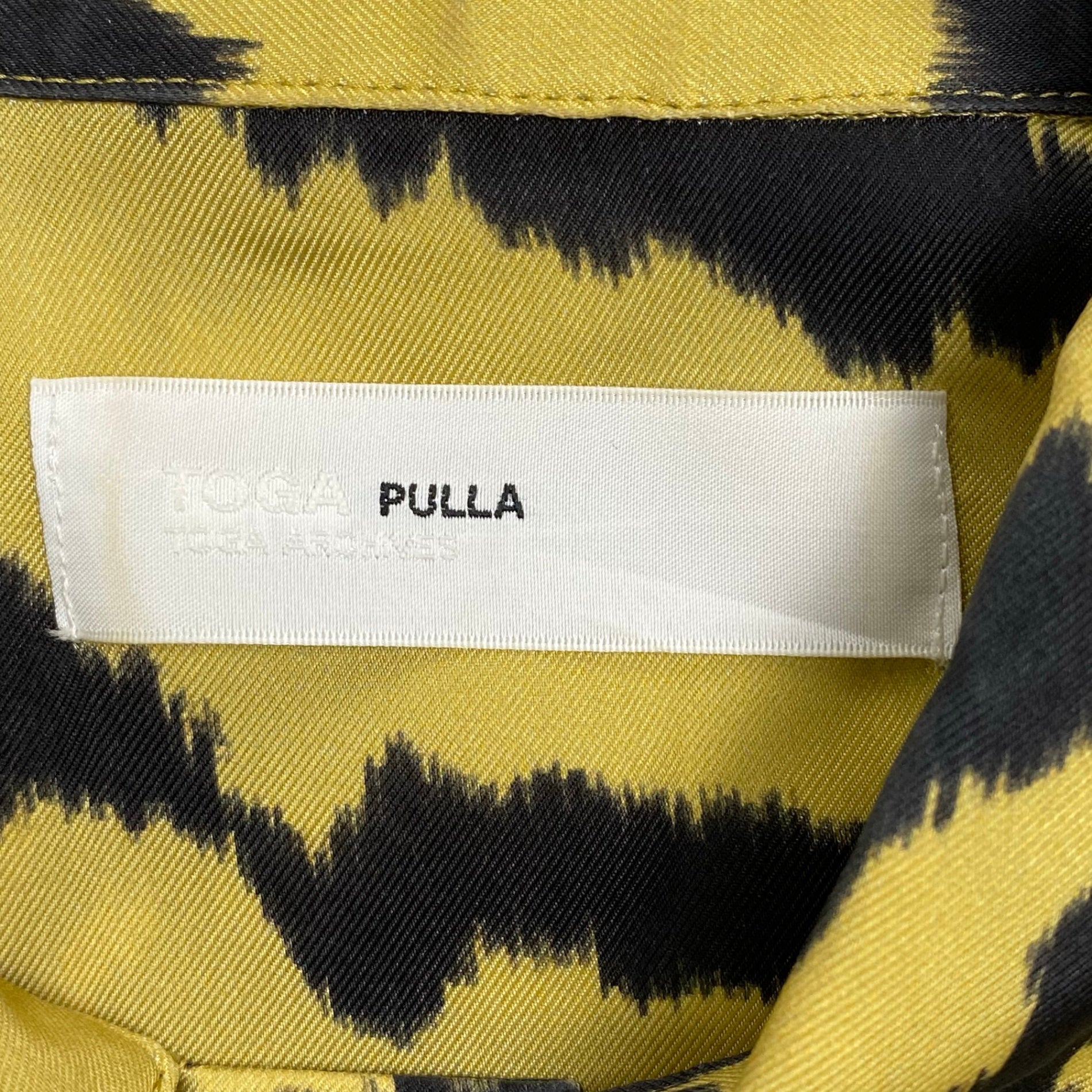 TOGA PULLA / Inner print shirts インナープリントシャツ 参考定価：34,000+tax SIZE:36