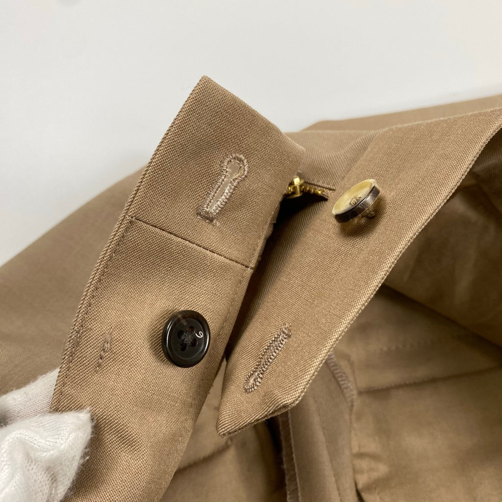 ROKU BEAUTY＆YOUTH ロク ビューティー＆ユース / スリットパンツニーカットスラックス 参考定価：31,000+tax SIZE:34