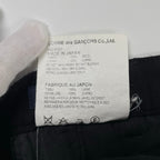 COMME des GARCONS HOMME コムデギャルソンオム / 16SS ウールトロピカルトラウザーズ ブラック HQ-P001 参考定価：40,000程度 SIZE:XS
