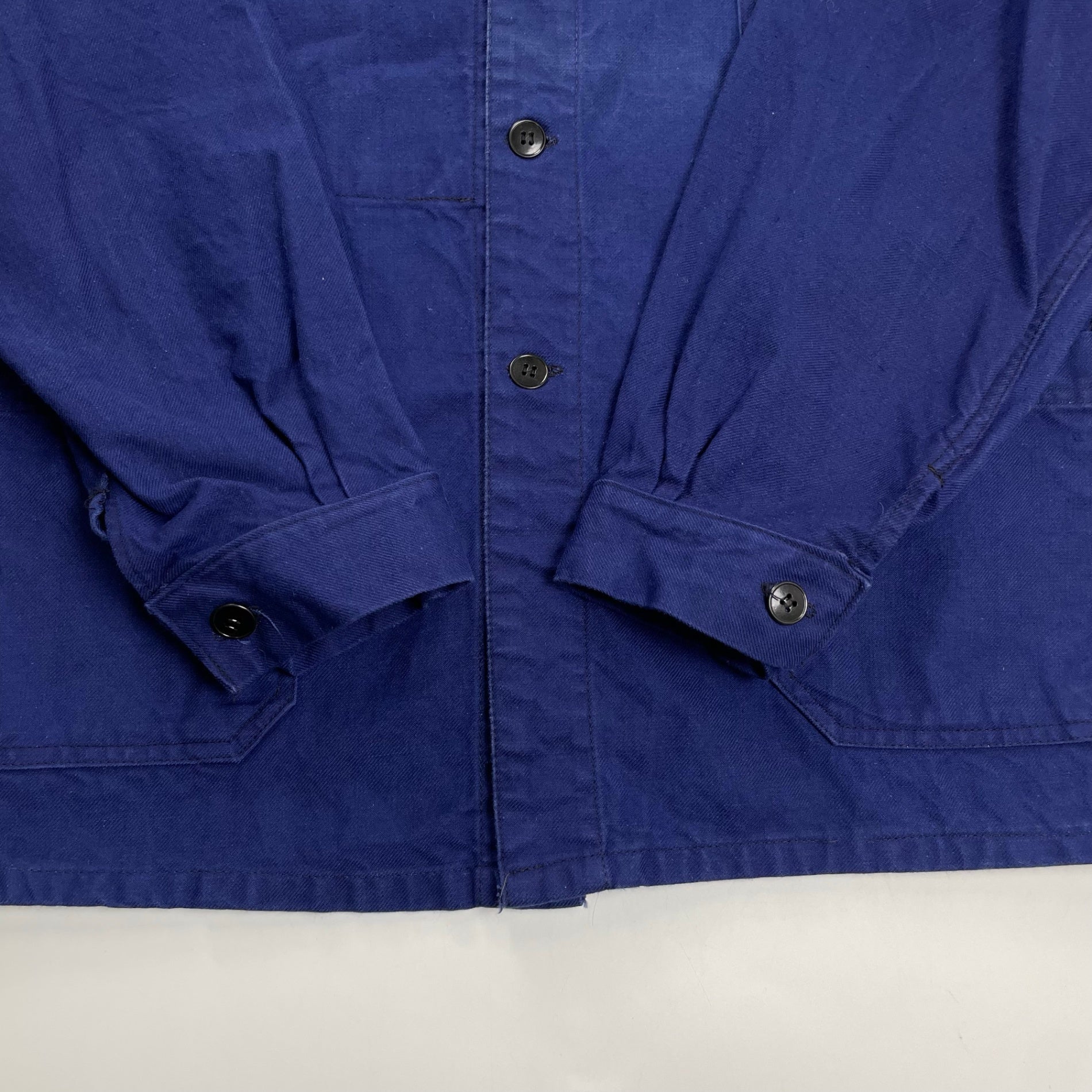 EURO VINTAGE ユーロヴィンテージ / 70s フレンチワークジャケット コットンドリル SIZE：L-XL程度