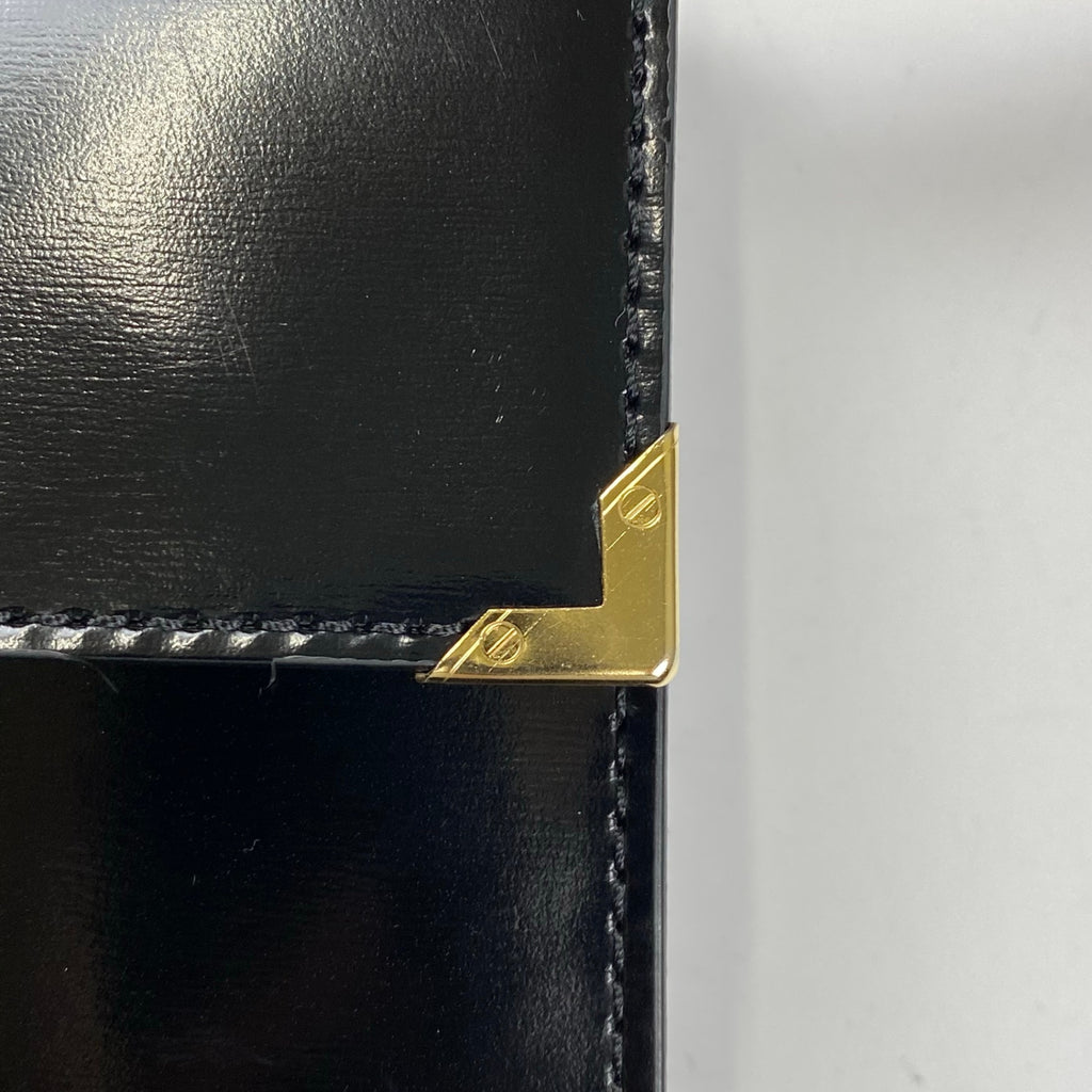 ERNEST W. BAKER アーネストダブルベイカー / GOLD EDGE MESSENGER BAG ショルダーバッグ ブラック 参考定価：55,000程度