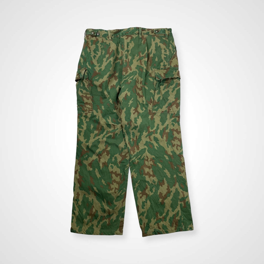 VINTAGE ヴィンテージ / 推定7-80s ソ連軍 バークカモ  ダブルニーカーゴ SIZE:W94