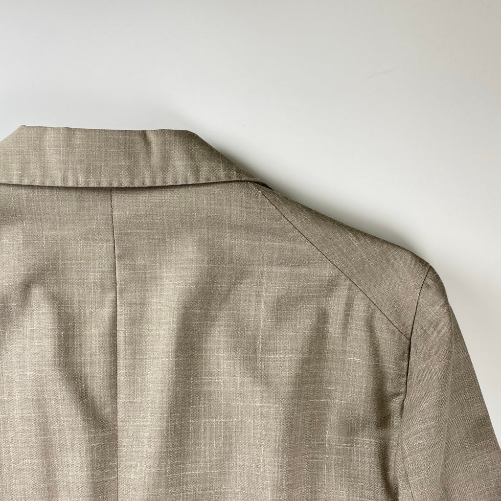 【美品】 TAGLIATORE タリアトーレ / dakar ダカール シルクMIX セットアップ スーツ ウール×シルク×リネン 参考定価：120,000+tax  SIZE:42（S程度）