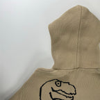 LABROS ラブロス / DINO HOODED SWEATER ニットパーカー ベージュ 参考定価：25,000程度 SIZE:L