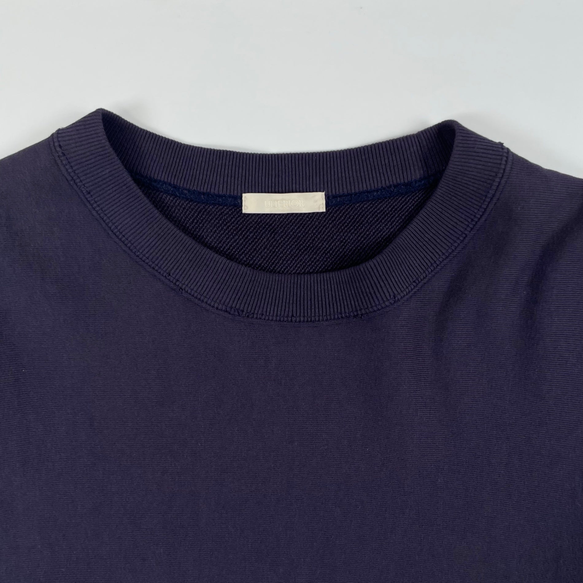 ULTERIOR / DRY FEEL SILKY TERRY CUT-OFF SWEAT 参考定価：26,000+tax SIZE:4