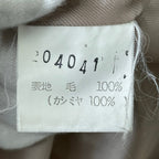 FAIRE LA SAISON / PIACENZAカシミヤ ソフトビッグコート 参考定価：200,000程度 SIZE：42(FREE)