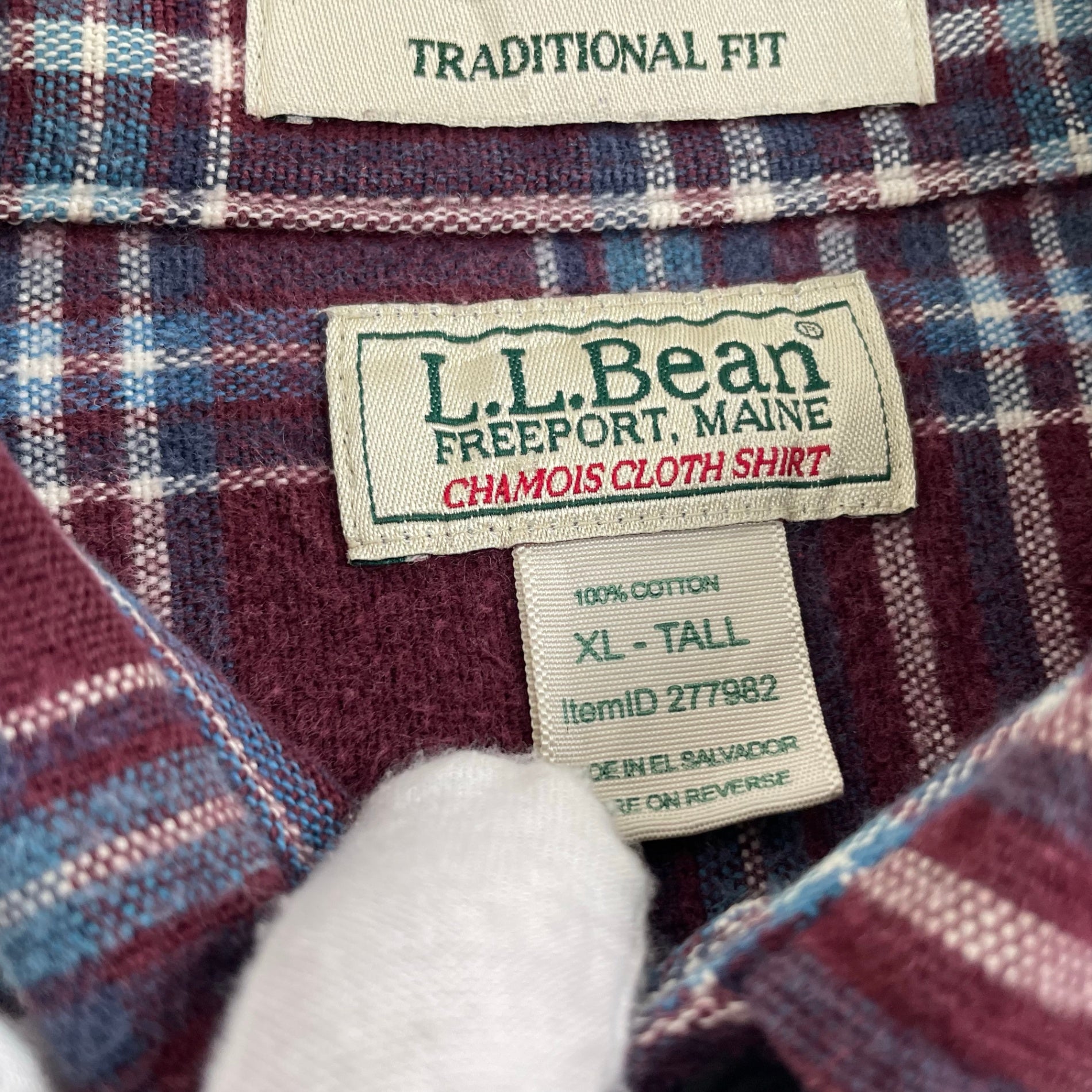 L.L.Bean / シャモアチェックシャツ SIZE:XL