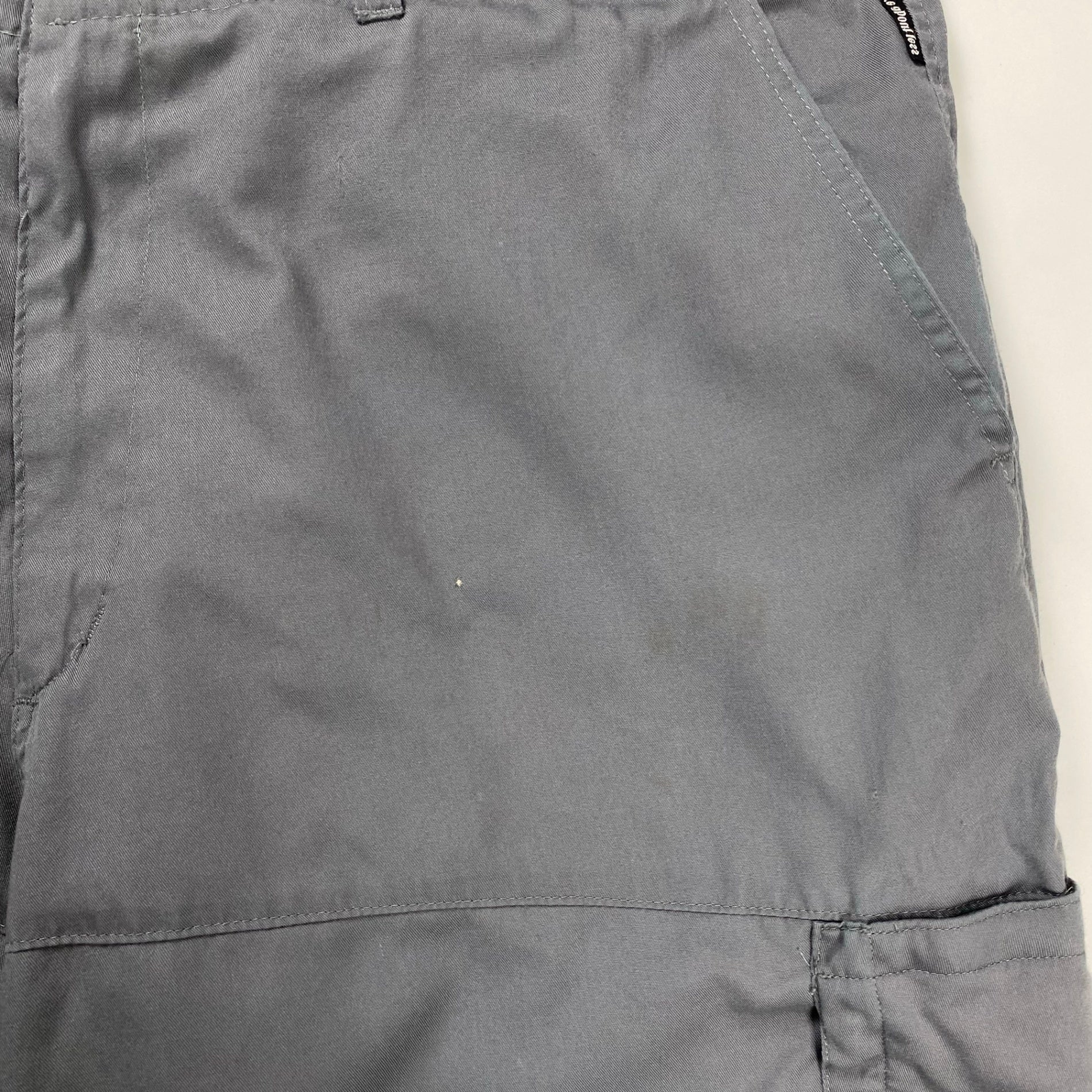 90s more about less モアアバウトレス / 90s アーカイブカーゴパンツ グレー ドローコード 旧FINESSE SIZE：L
