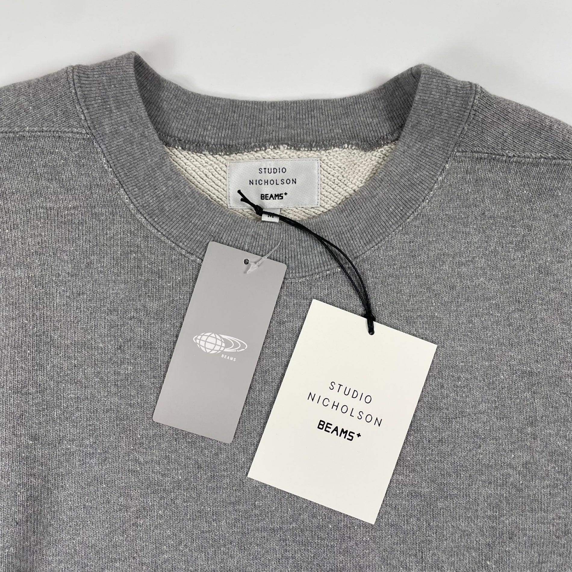 STUDIO NICHOLSON × BEAMS PLUS スタジオニコルソン ビームスプラス / GOLIGHTLY JERSEY SWEAT タグ付 参考定価：33,000+tax SIZE:M
