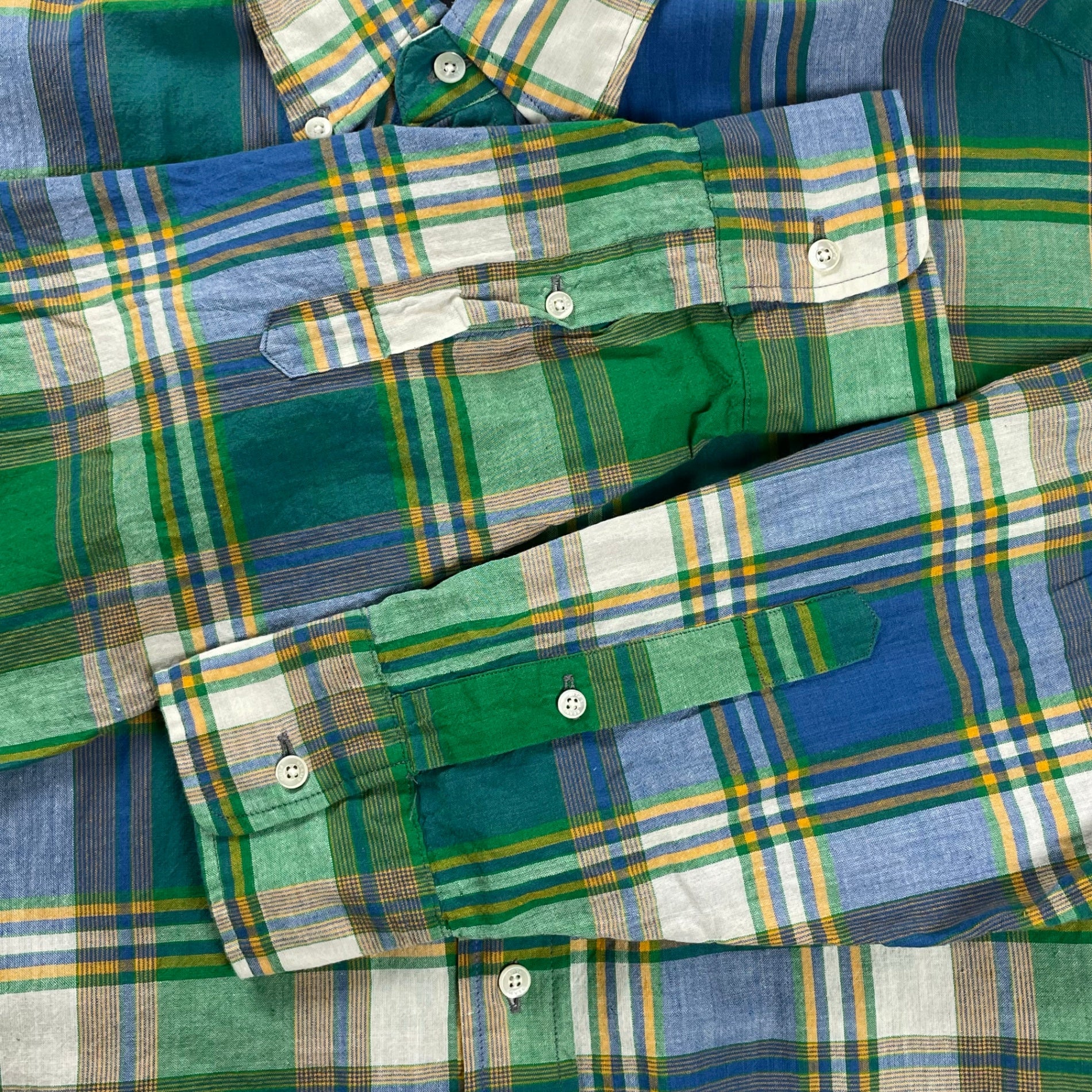 BEAMS PLUS ビームスプラス / BD MADRAS マドラスチェック ボタンダウンシャツ 参考定価：14,000+tax SIZE:M