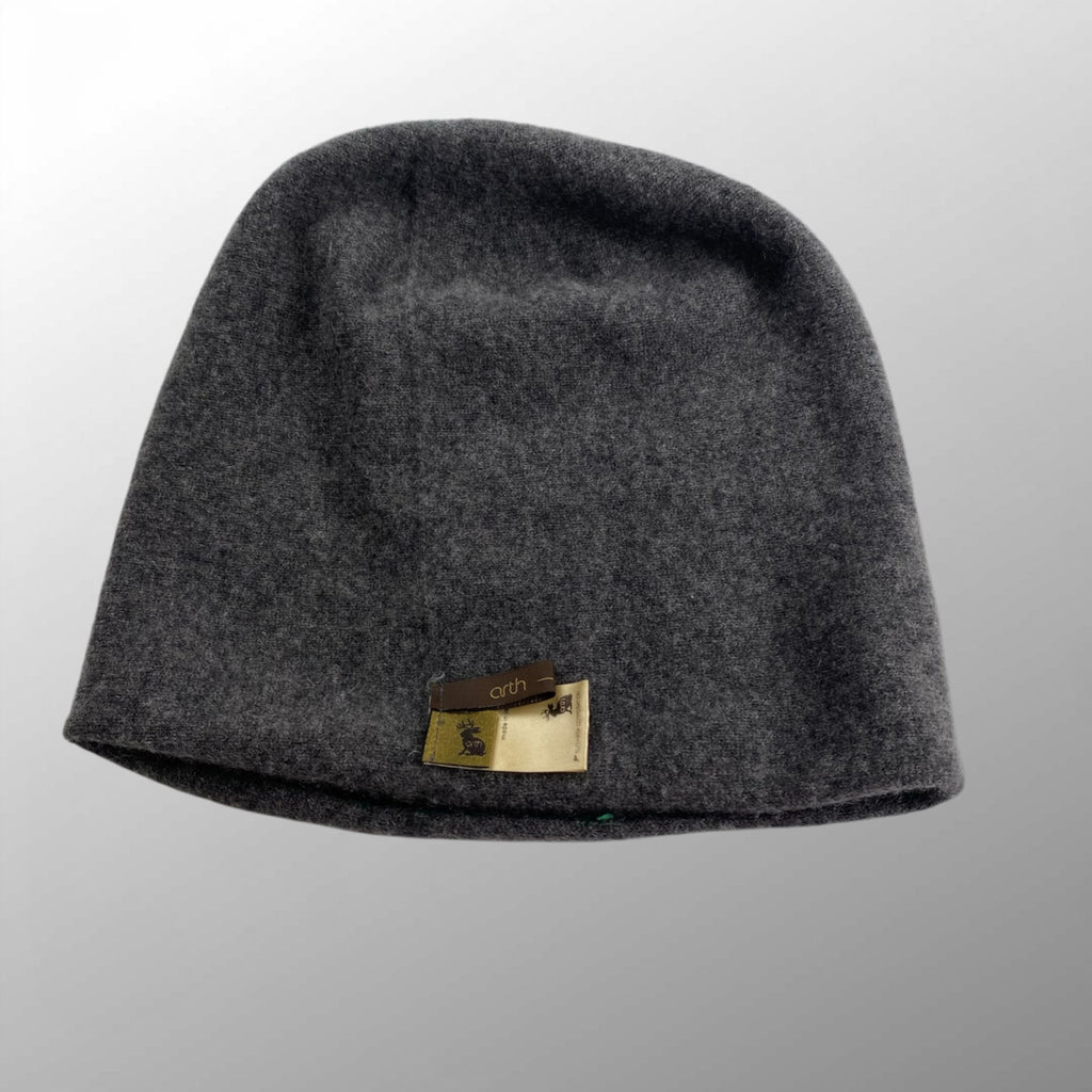 arth アース / ニット帽 ビーニー カシミヤ100％ MADE IN JAPAN  頭囲：57-59cm