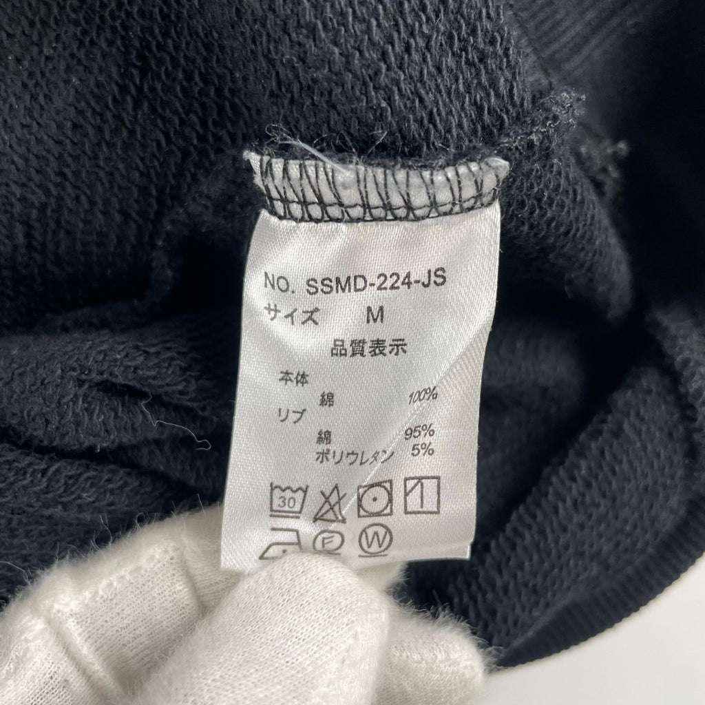 STAR&STRIPE スターアンドストライプ / クルーネックスウェット ブラック 参考定価：9,800+tax SIZE：M