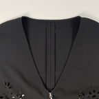 HARE / フラワーモチーフレーザーカットベスト 参考定価：13,000+tax SIZE:FREE