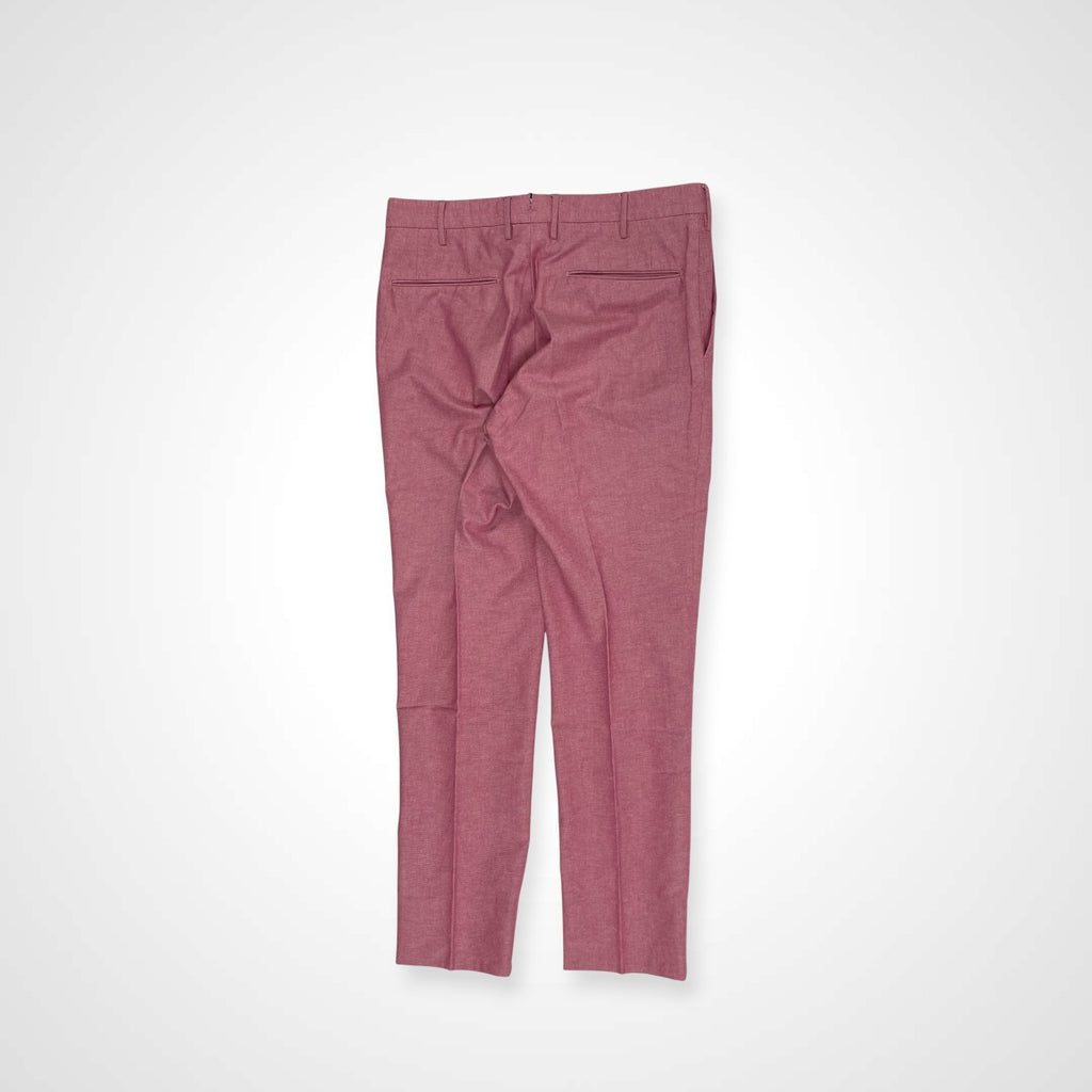 INCOTEX インコテックス / コットンスラックス SLACKS SLIM FIT 001X0 ピンク 参考定価：35,000程度 SIZE:48