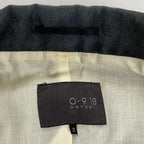 VINTAGE ABAHOUSE アバハウス O・9 18 / 短丈 ダーティ加工 ヴィンテージエコレザージャケット SIZE:2(M程度)