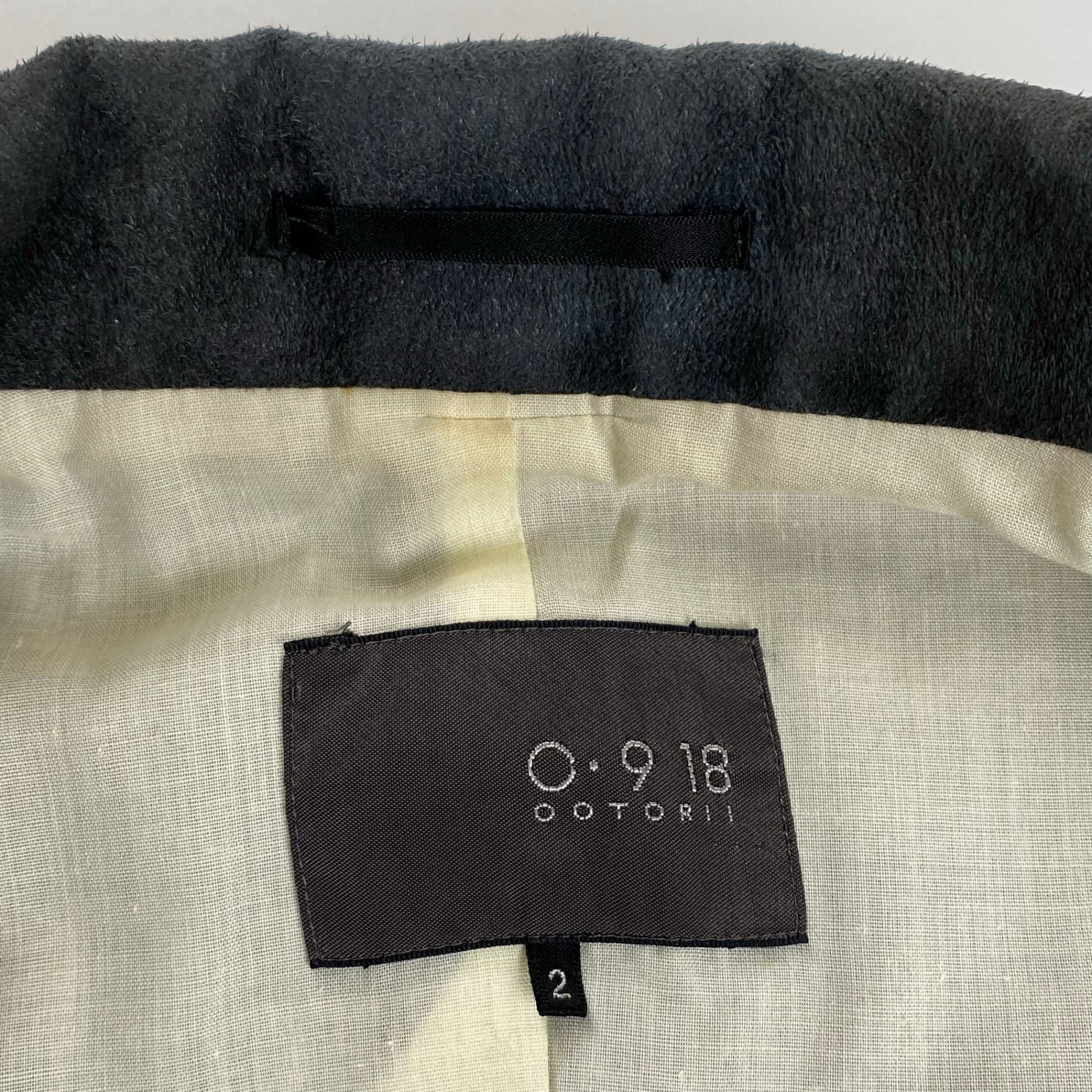 VINTAGE ABAHOUSE アバハウス O・9 18 / 短丈 ダーティ加工 ヴィンテージエコレザージャケット SIZE:2(M程度)