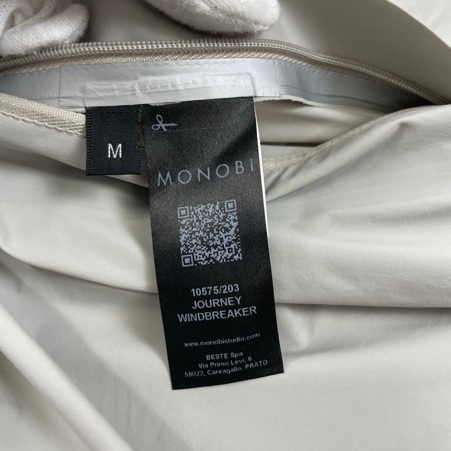MONOBI モノビ / Journey Windbreaker 参考定価：70,000程度 SIZE:M