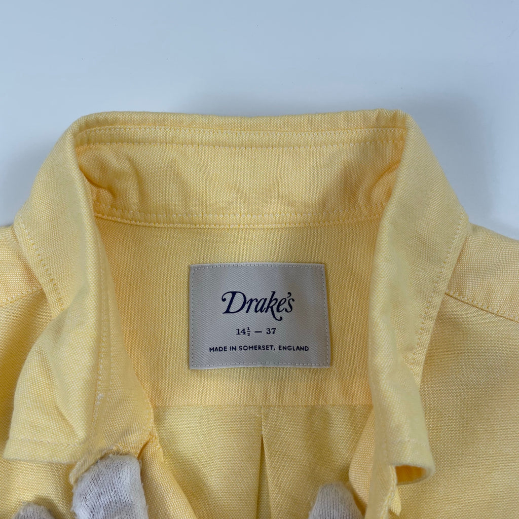 Drake's ドレイクス / ボタンダウンシャツ 英国製 参考定価：37,000程度 SIZE：37
