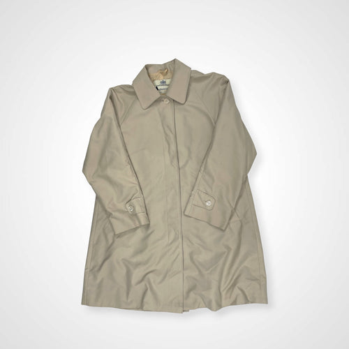 Aquascutum アクアスキュータム / ピーチスキンステンカラーコート 英国製 SIZE：M程度