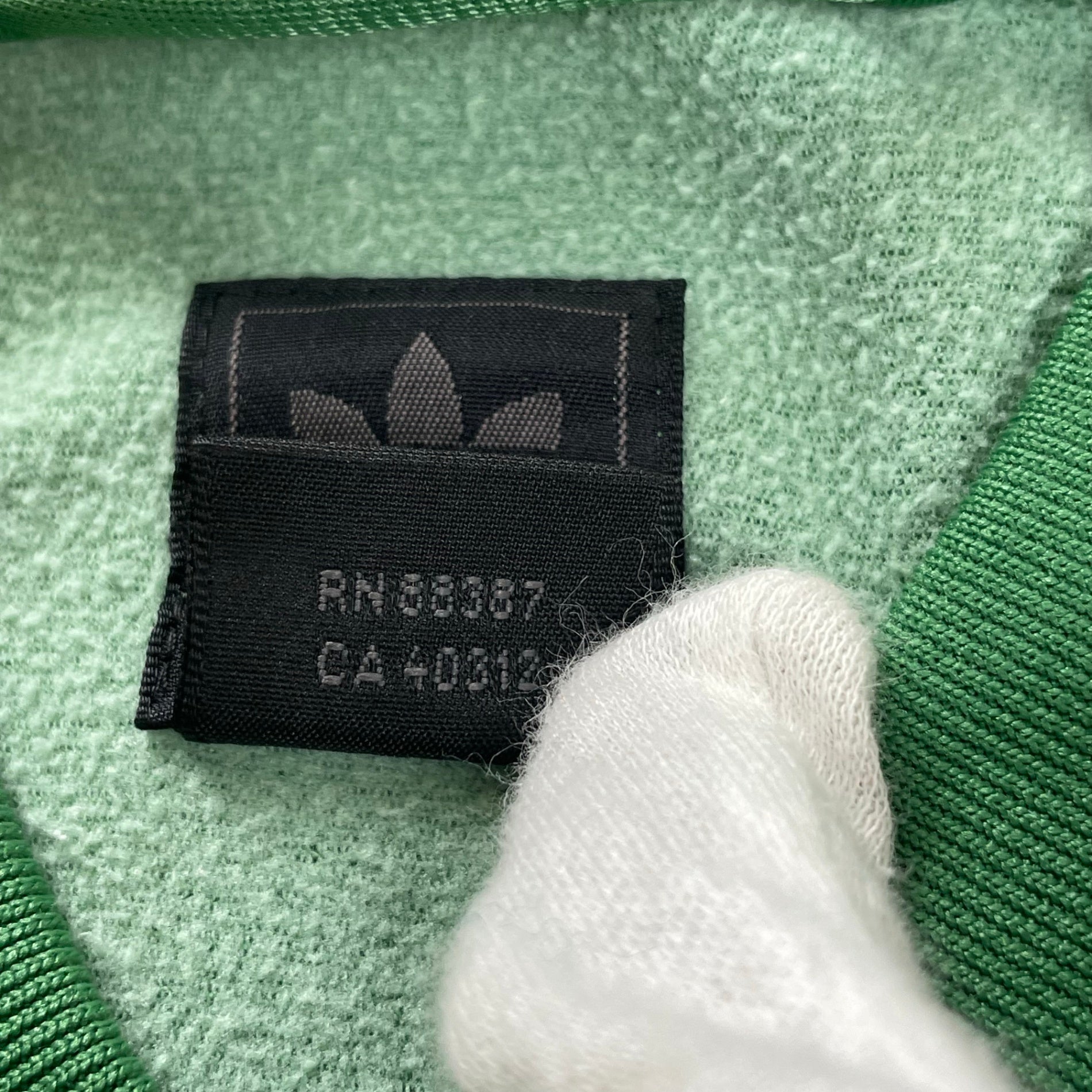 adidas アディダス / ATP復刻 トラックジャケット グリーン×イエロー 好配色 SIZE：M