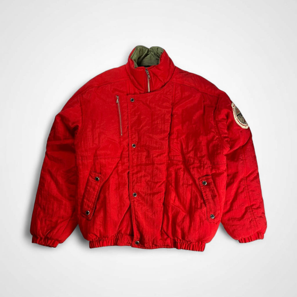 TOYOTA MOTOR SPORT トヨタ / 90s ヴィンテージレーシングジャケット 中綿 当時物 SIZE：L