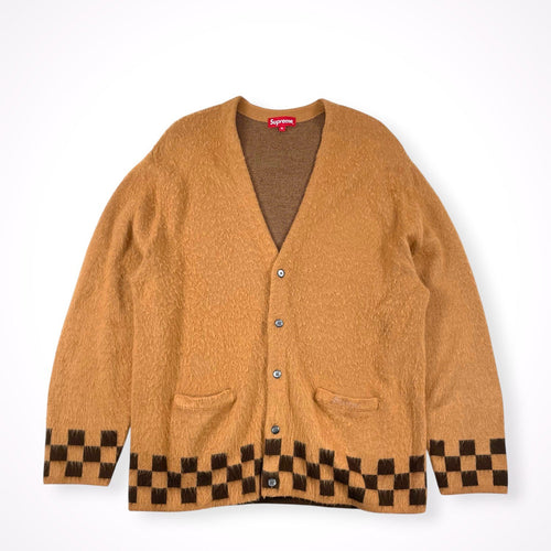 Supreme / brushed checkerboard cardigan 21SS SIZE:XL