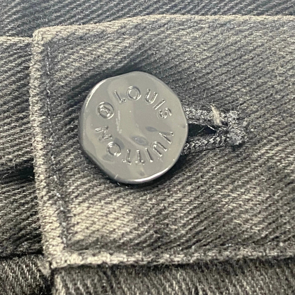 【ヴァージル期 鑑定済】 LOUIS VUITTON ルイ ヴィトン / TUCK WIDE DENIM タックワイドデニムパンツ HHD91WRDH SIZE:W30