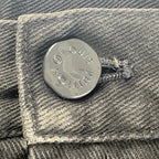 【ヴァージル期 鑑定済】 LOUIS VUITTON ルイ ヴィトン / TUCK WIDE DENIM タックワイドデニムパンツ HHD91WRDH SIZE:W30