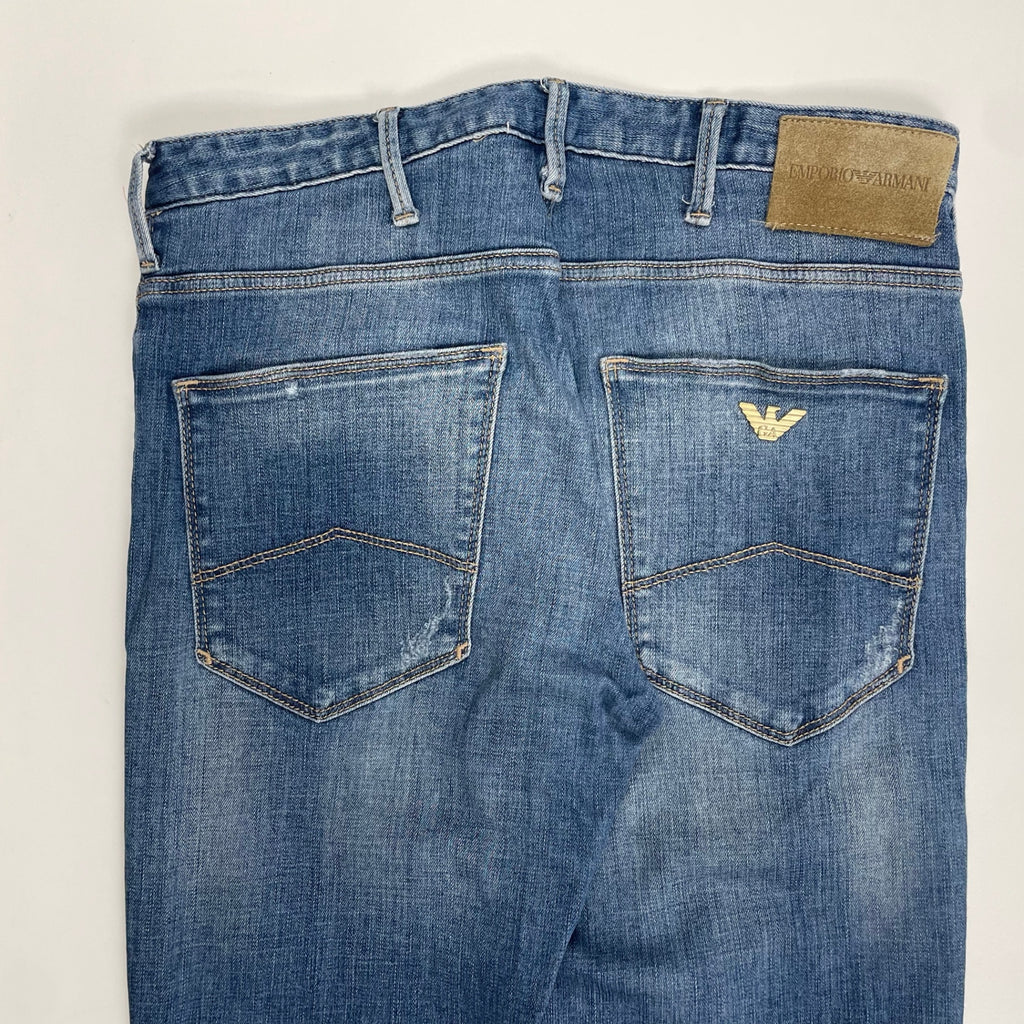 EMPORIO ARMANI エンポリオ アルマーニ / ダメージ加工デニムパンツ 参考定価：42,000程度 SIZE:W29 L32