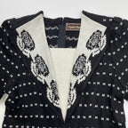 齋藤都世子 toyoko saito / ヴィンテージライク ジャガードニットワンピース 参考定価：100,000程度 SIZE:M-L程度