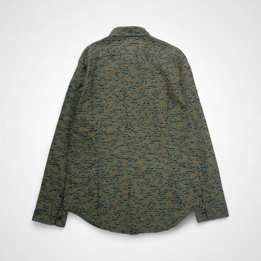 LACOSTE ラコステ / 迷彩柄 オックスシャツ SIZE:M