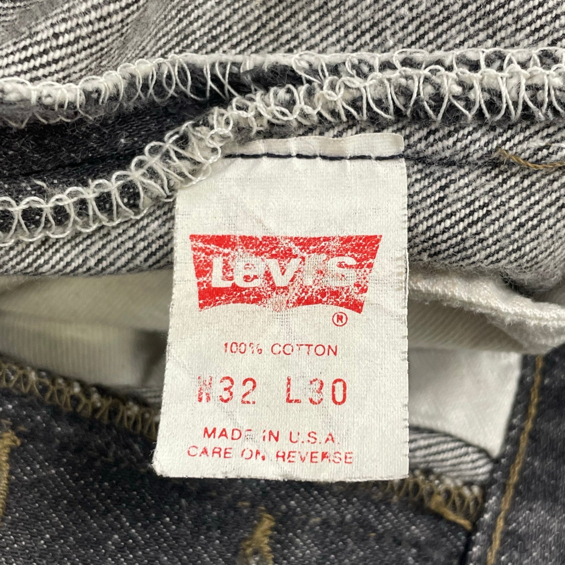 Levi's リーバイス / 先染めUSA製501 デニムパンツボタン裏652 SIZE:W32