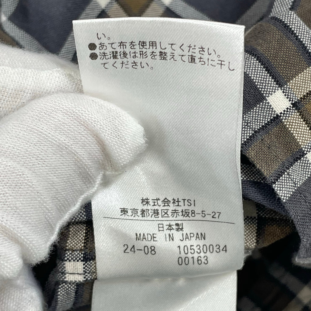MHL. / ボックスシルエットチェックシャツ 24SS 参考定価：40,000程度 SIZE:M