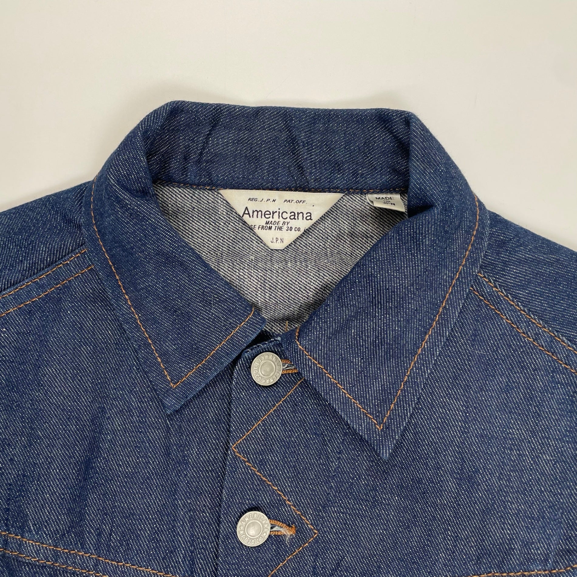 Americana アメリカーナ / ウエスターナータイプ デニムジャケット 参考定価：23,000程度 SIZE：S