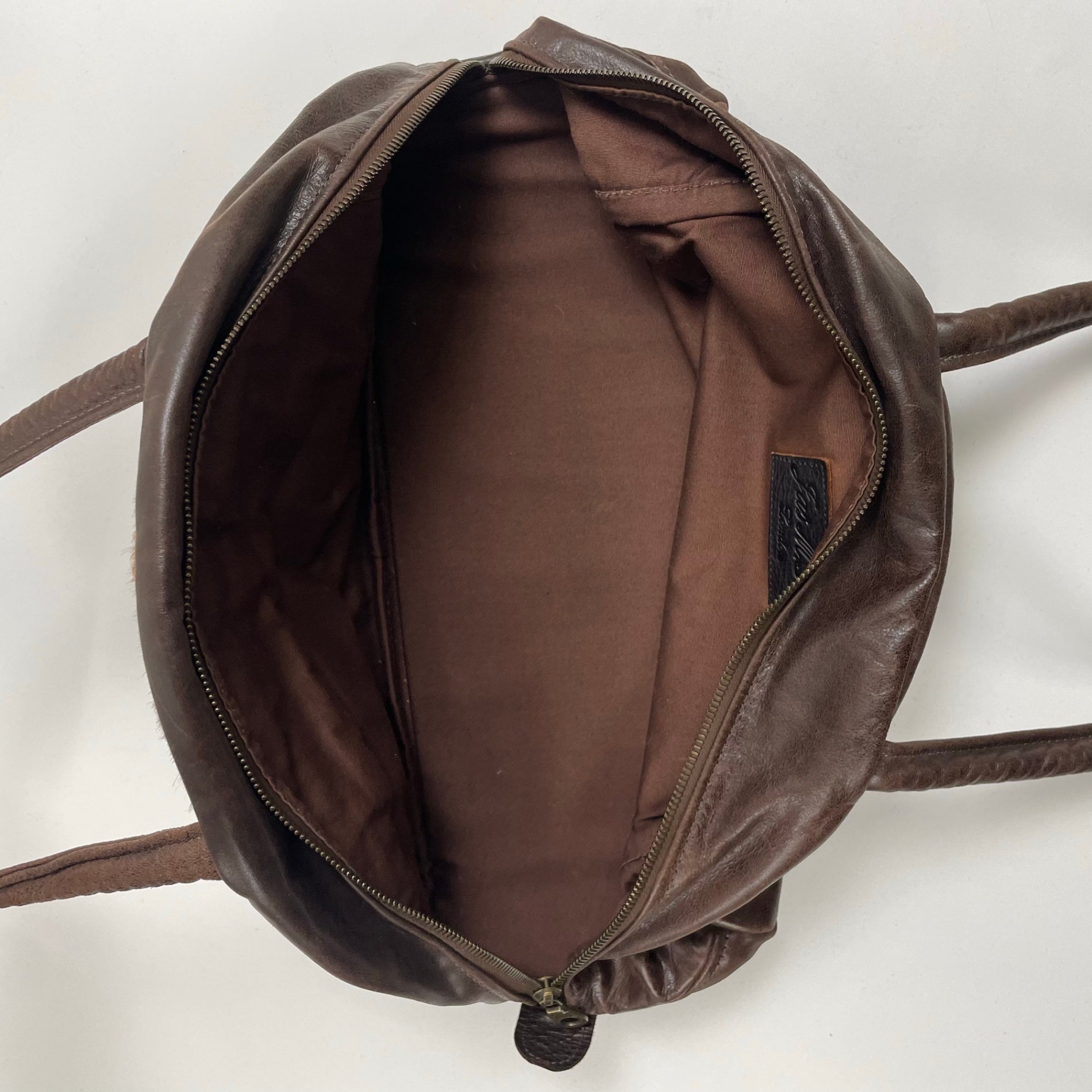 JAS M.B LONDON ジャスエムビー ロンドン / ハラコレザーバッグ ボストン 参考定価：60,000程度