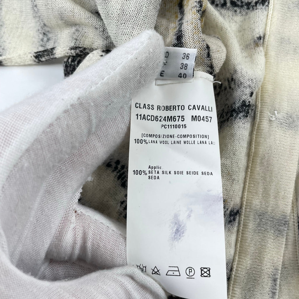 CLASS roberto cavalli / レオパード柄 アンサンブルカーディガン 参考定価：130,000程度 SIZE:42