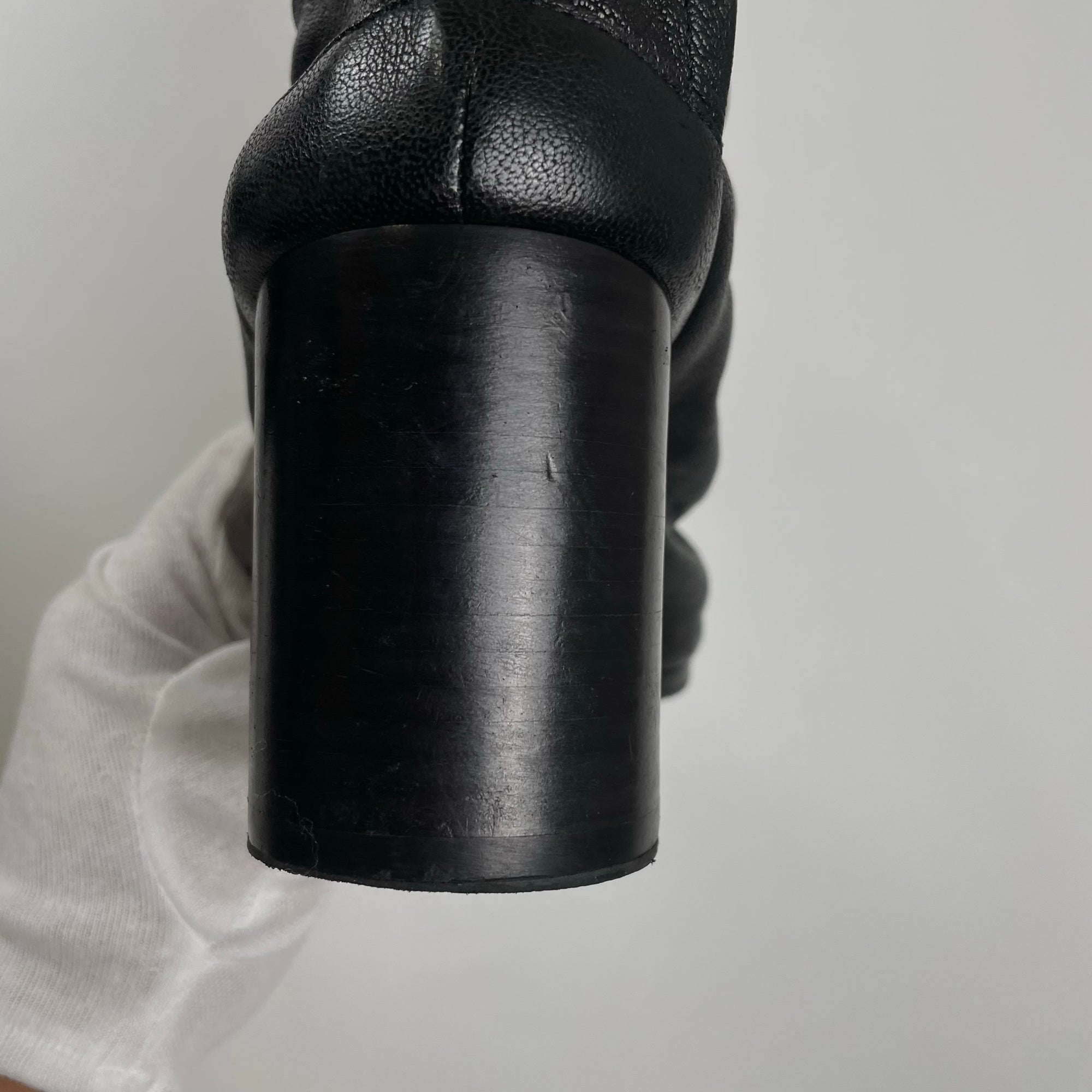 MAISON MARGIELA メゾンマルジェラ / チャンキーヒール タビブーツ 美品 参考定価：200,000程度 SIZE:35(22.5cm程度)