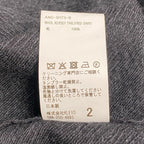 ancellm アンセルム / WOOL KERSEY TAILORED SHIRT ウールカルゼ テーラード シャツ 25AW SIZE：2