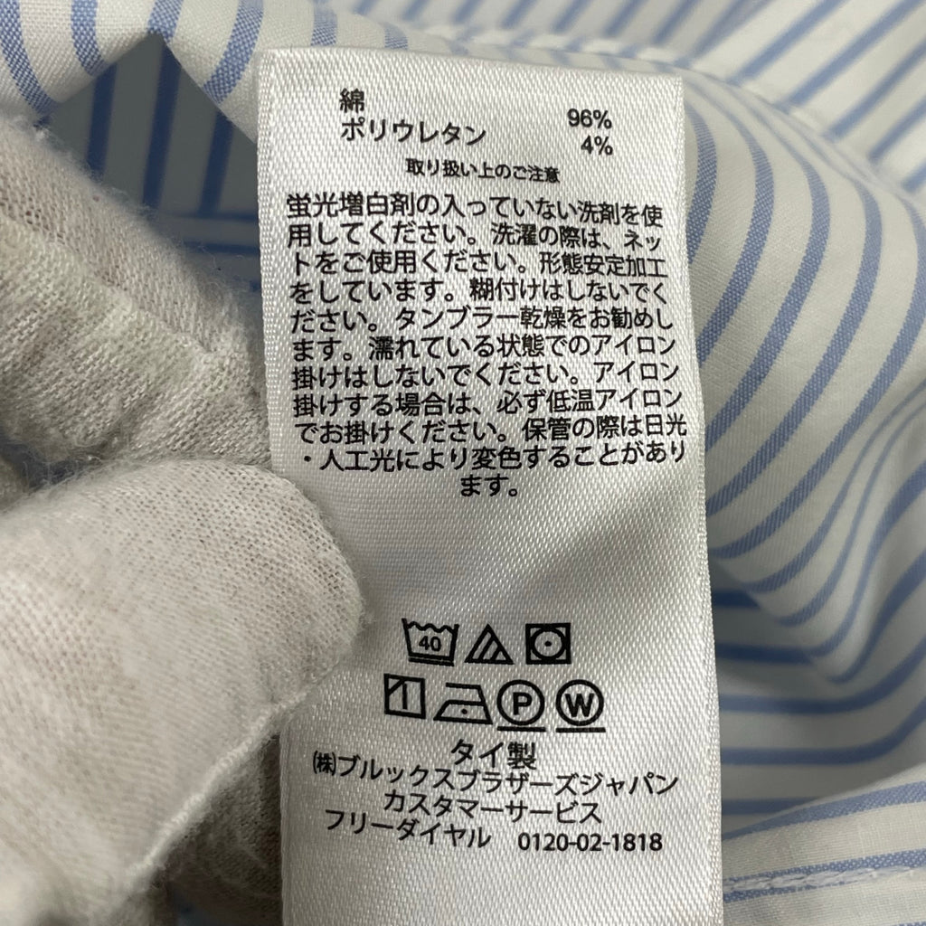 Brooks Brothers / 半袖ストライプシャツ 参考定価：16,000程度 SIZE:15 1/2(L程度)