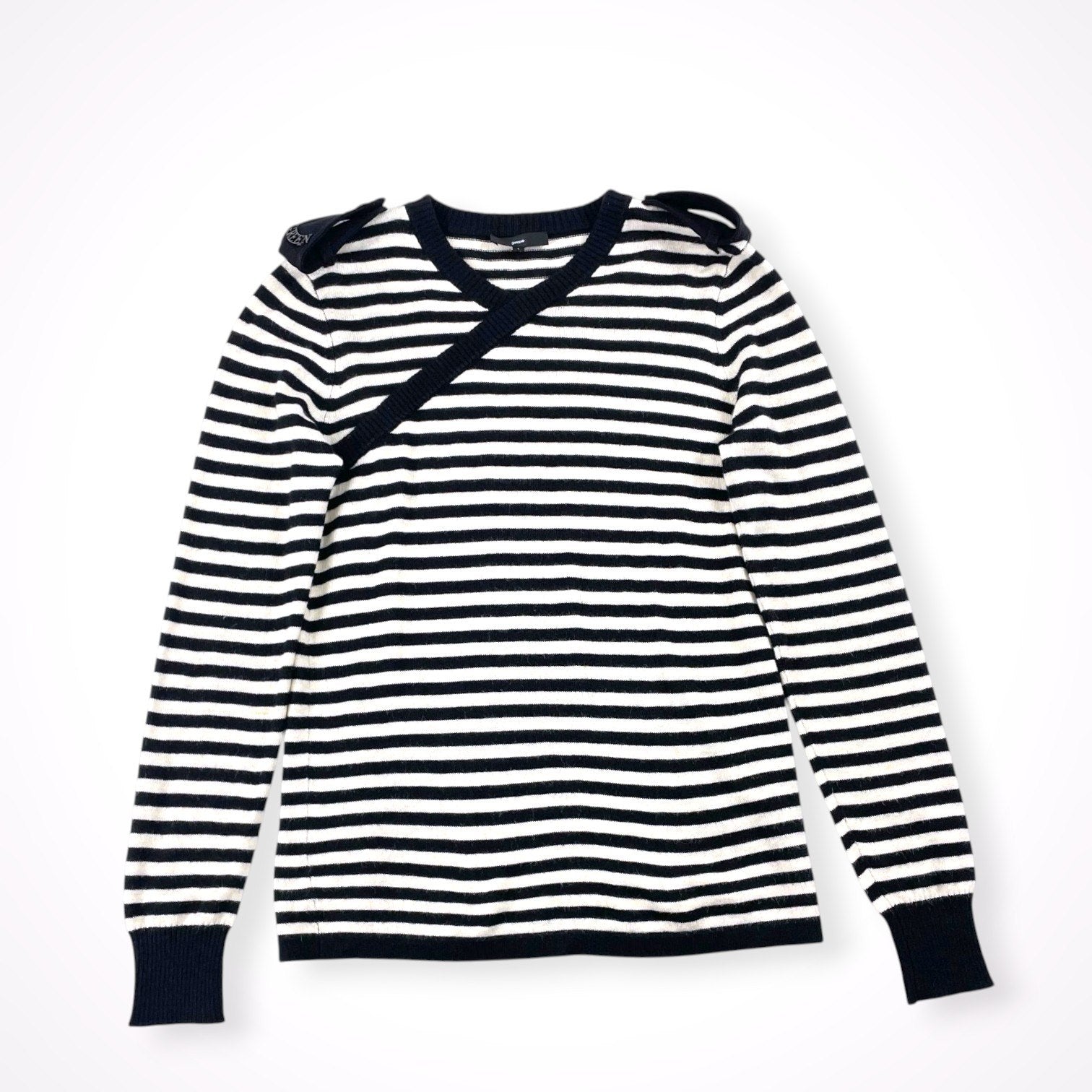 green(HYKE) / エポレットボーダーニット 参考定価：30,000程度 SIZE:1