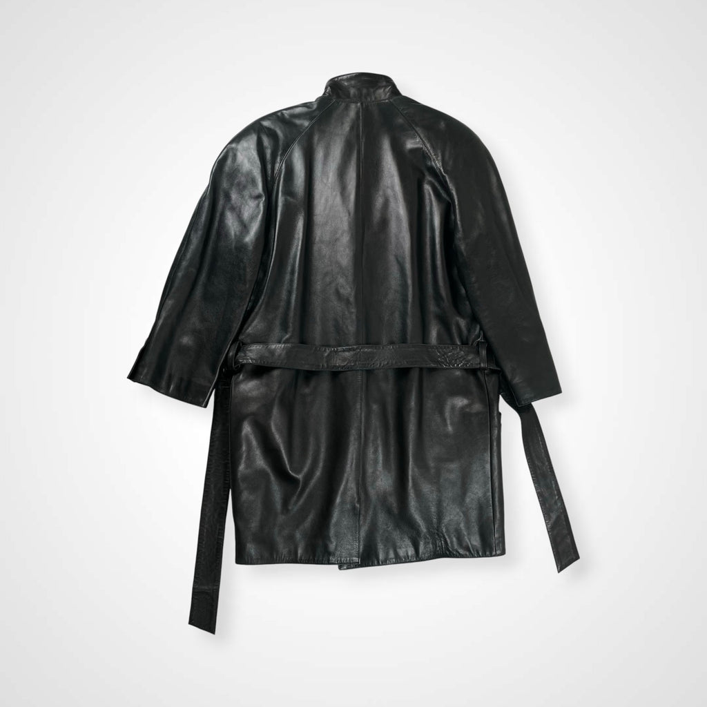 CLAUDE MONTANA クロードモンタナ / アーカイブレザーコート ブラック SIZE:36