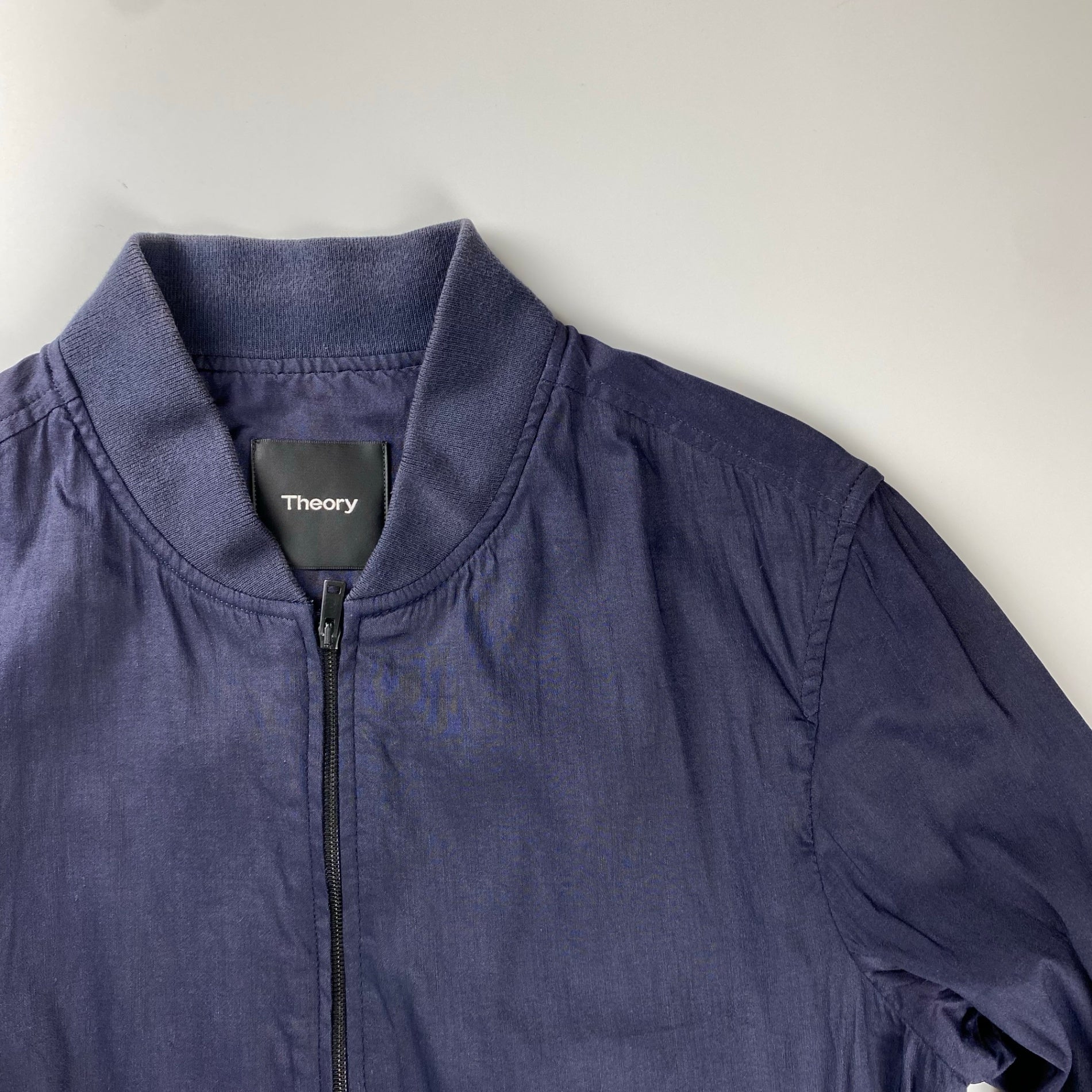 theory セオリー / リネンMIX ダブルジップ ブルゾン ジャケット SIZE：XS