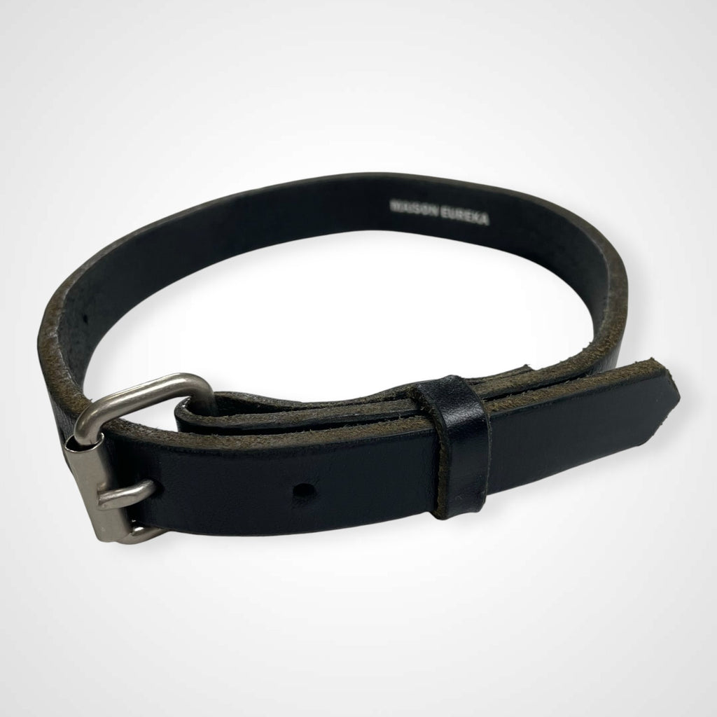 MAISON EUREKA メゾン エウレカ / OILED LEATHER CHOKER レザーチョーカー ブラック
